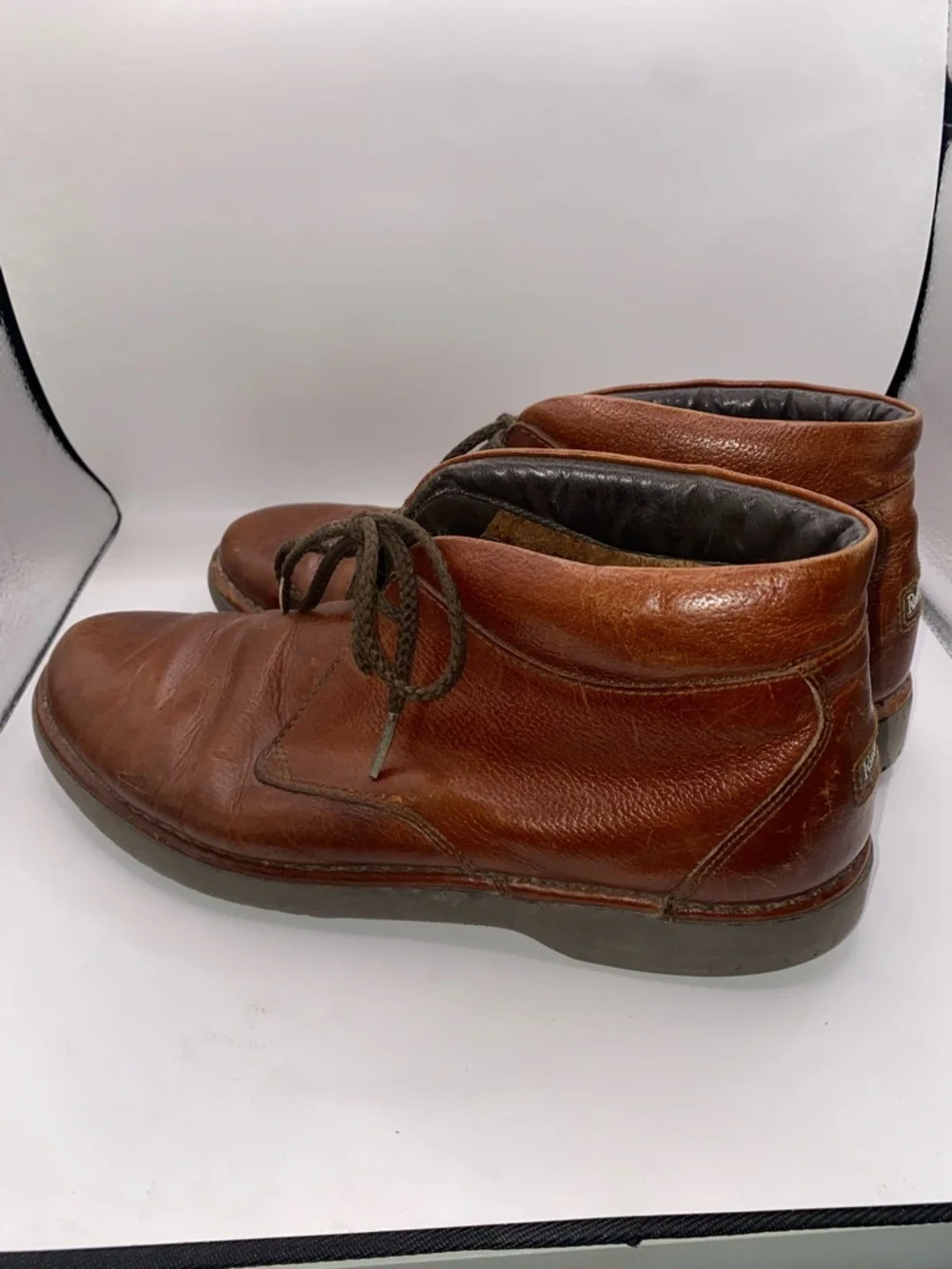 Rockport‎ Vintage Brown Leather Chukka Boots